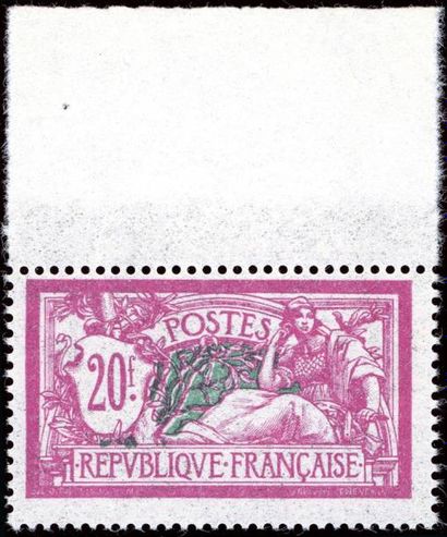 France N°207 + 208 neufs ** avec pour les deux timbres un Bord de Feuille supérieur.
Cote...