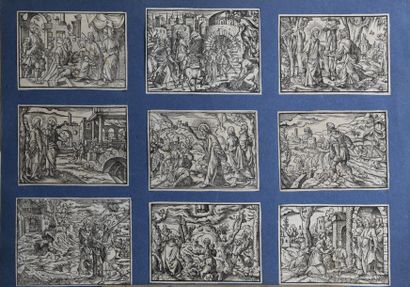 ESTAMPES Ecole ALLEMANDE du XVIe siècle Ensemble 53 gravures sur bois (in texte)...