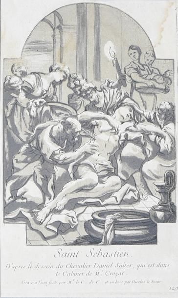 ESTAMPES D'après RAPHAEL (1483 - 1520) L'adoration des Mages. Bartsch 31.5. Rare...