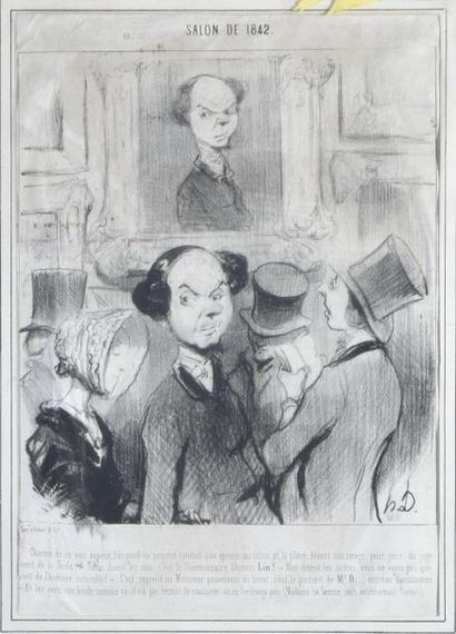 ESTAMPES Honoré DAUMIER (1808 - 1879)
Planches extraites du Charivari ou de la Caricature
Lot...