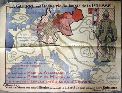 null Maurice NEUMONT (1868 - 1930) La guerre est l'industrie nationale de la Prusse...
