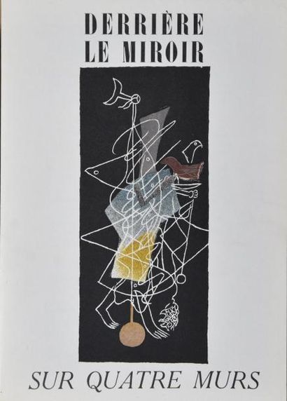 ESTAMPES DERRIERE LE MIROIR 
Revue publiée par la Galerie Maeght. In-folio en hauteur.
N°36...