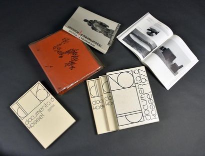 DOCUMENTA Ensemble de trois catalogues d'expositions des Documenta 5, 6 et 7
Documenta...