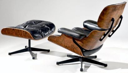 Charles (1907-1978) & Ray (1912-1988) EAMES Édition MOBILIER INTERNATIONAL Fauteuil...