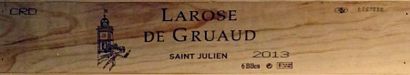 null 6 B LAROSE DE GRUAUD (Caisse Bois) Saint Julien 2013