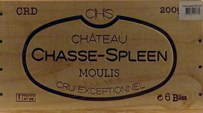 null 6 B CHÂTEAU CHASSE SPLEEN (Caisse Bois) Moulis 2009