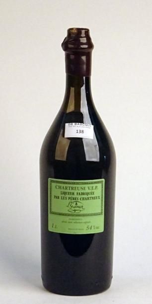 null 1 B CHARTREUSE VERTE VEP 100 cl 54° (mise en bouteille en 1998)
Pères Chartreux...