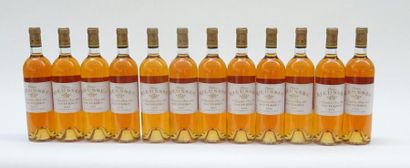 null 12 B CHÂTEAU RIEUSSEC (Caisse Bois sans couvercle) CC1 Sauternes 2003