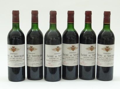 null 6 B CHÂTEAU FAURIE DE SOUCHARD (M.E+ ou mieux) GCC Saint-Émilion 1985