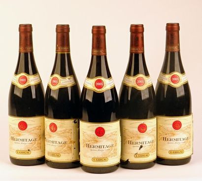 null 5 B HERMITAGE Rouge (2 e.l.a; 2 e.a; 1 clm.a.) Guigal 2005