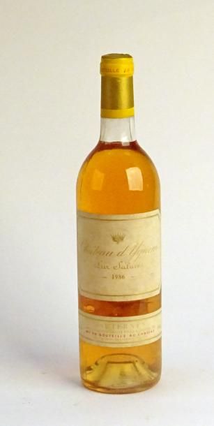 null 1 B CHÂTEAU D'YQUEM (B.G.; e.t.h; c.s. sommet) C1 Supérieur Sauternes 1986