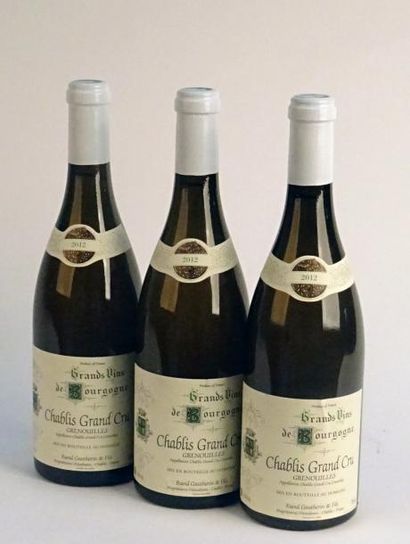 null 3 B CHABLIS GRENOUILLES (Grand Cru) Raoul Gautherin 2012