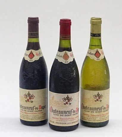 null 1 B CHATEAUNEUF DU PAPE Rouge Clos du Mont Olivet 1983
1 B CHATEAUNEUF DU PAPE...