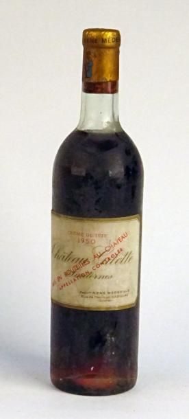 null 1 B CHÂTEAU GILETTE CRÈME DE TÊTE (H.E.+; e.t.h.) Sauternes 1950