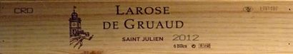 null 6 B LAROSE DE GRUAUD (Caisse Bois) Saint Julien 2012