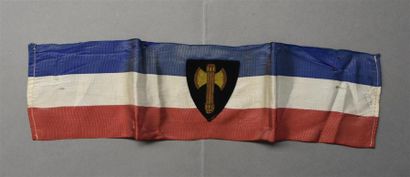 Armes - Décorations - Militaria FRANCE Brassard Ligue Française ou Phalange Africaine...