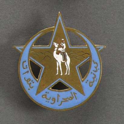 Armes - Décorations - Militaria FRANCE Compagnie Saharienne du Touat étoile bleue...