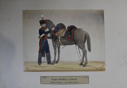 Armes - Décorations - Militaria "Album photographique des uniformes de l'armée française...