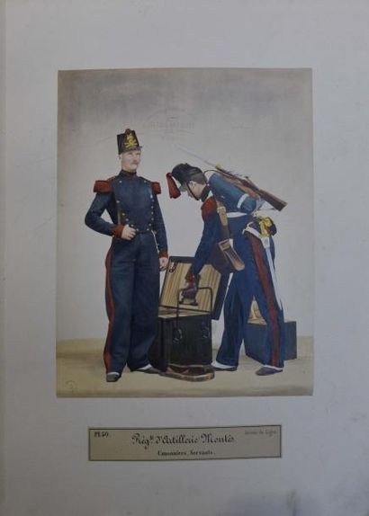 Armes - Décorations - Militaria "Album photographique des uniformes de l'armée française...