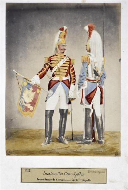 Armes - Décorations - Militaria "Album photographique des uniformes de l'armée française...