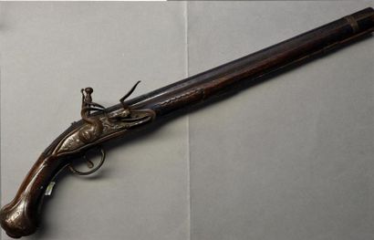 Armes - Décorations - Militaria FRANCE Pistolet d'arçon XVIIIe siècle Platine à silex...