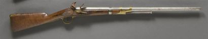 Armes - Décorations - Militaria FRANCE Mousqueton 1786 Monture bois, platine à piston...