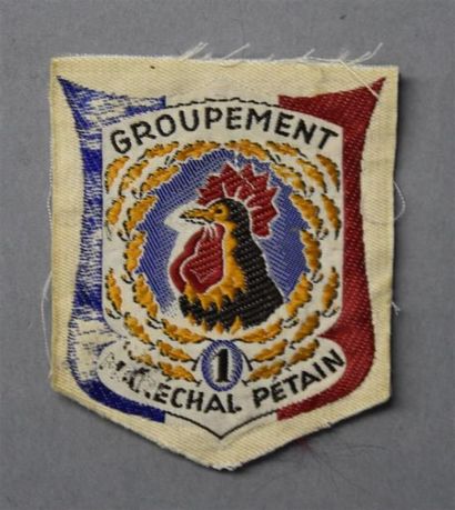 Armes - Décorations - Militaria Chantier de Jeunesse Insigne du Groupement 1 Couleur...