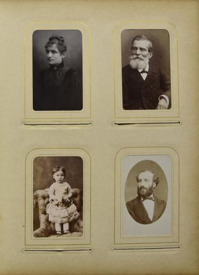 null Album de famille, 1880/1900
Environ 170, majorité de portraits au format carte...