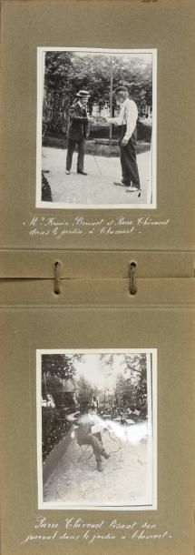 null Moments Heureux, France, 1900-1910
Ensemble de 5 albums d'une famille bourgeoise,...