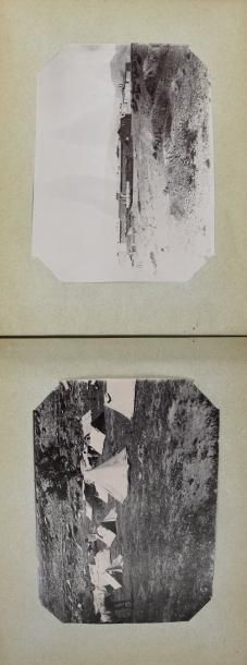 null ALGÉRIE, vers 1905
Album amateur d'un soldat comprenant 30 tirages citrates,...