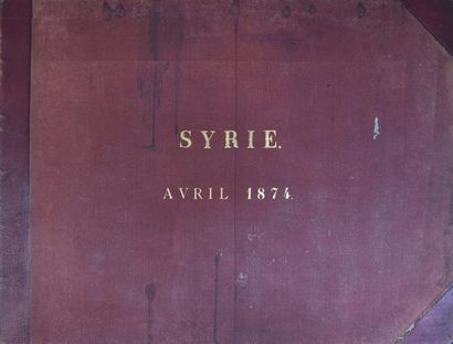 null SYRIE (Liban), Avril 1874
Spectaculaire album demi reliure à coins en maroquin...