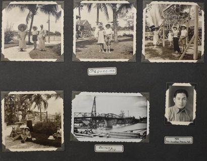 null Indochine, Cambodge, 1937-1939
Album amateur très soigné d'une famille de colons...