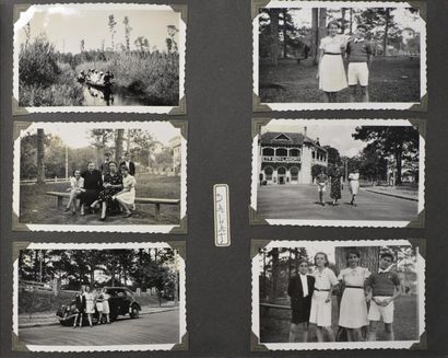 null Indochine, Cambodge, 1937-1939
Album amateur très soigné d'une famille de colons...