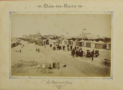 null Dunkerque et Malo-les-Bains, vers 1895
Charmant album réunissant 12 tirages...