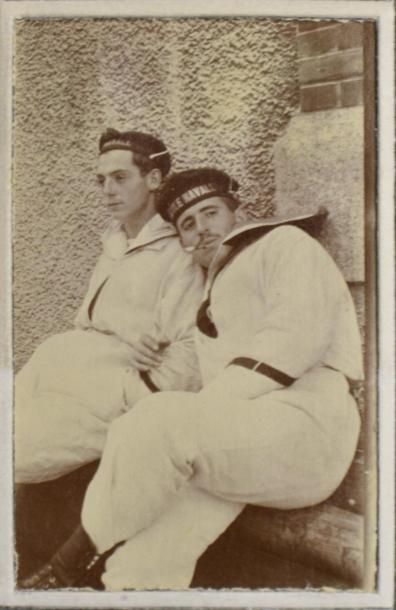 null Les joies de la Marine, vers 1910
Réunion de 2 albums Kodak contenant 96 et...