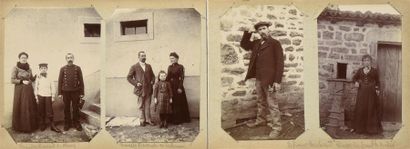 null Vie Rurale Chic 1895/1900
Fort plaisant album d'une élégante famille contenant...