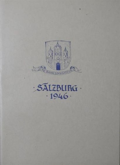 null SALZBURG, 1946 20 tirages argentiques d'époque contrecollés sur carton.
Captivant...
