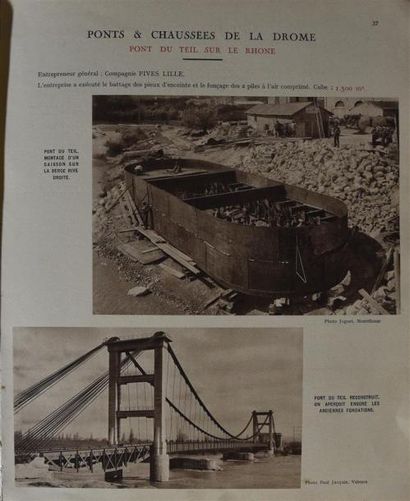 null JOYA-CHABERT, Entreprise spécialiste des fondations sous-marines de ponts 1930/1950
Rare...