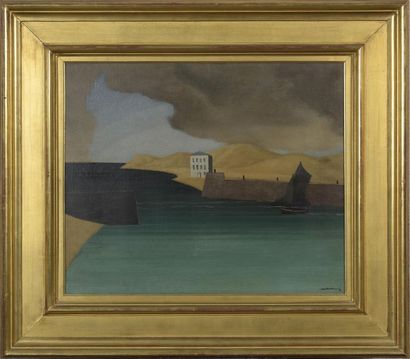 Louis MARCOUSSIS (1883-1941) * Paysage de Kerity, 1921
Huile sur toile, signée en...