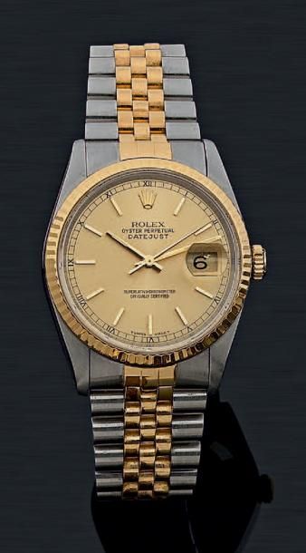 null ROLEX Datejust. Ref. 16233. N. E 325967

Montre-bracelet en acier et or jaune...