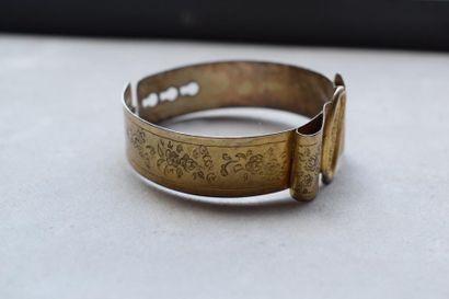 null Bracelet ceinture en or, XIXe siècle. 




