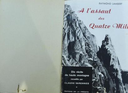 Livres anciens et modernes [MONTAGNE] Lot de 46 livres et romans sur la montagne...