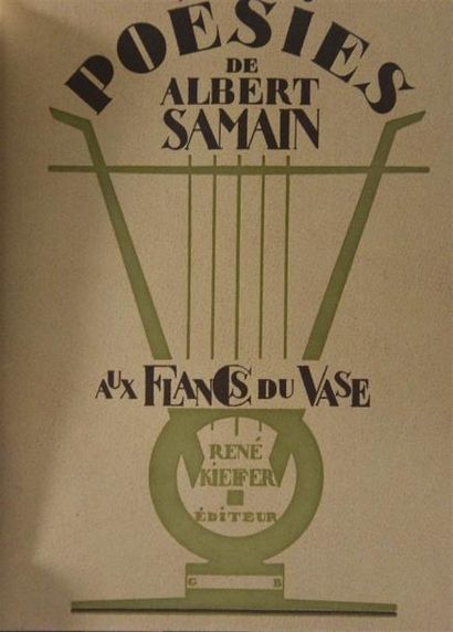 Livres anciens et modernes SAMAIN (Albert) - AUX FLANCS DU VASE Poésies, suivies...