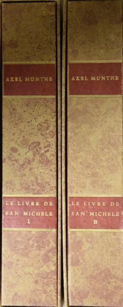 Livres anciens et modernes MUNTHE (Axel) - LE LIVRE DE SAN MICHELE Illustrations...