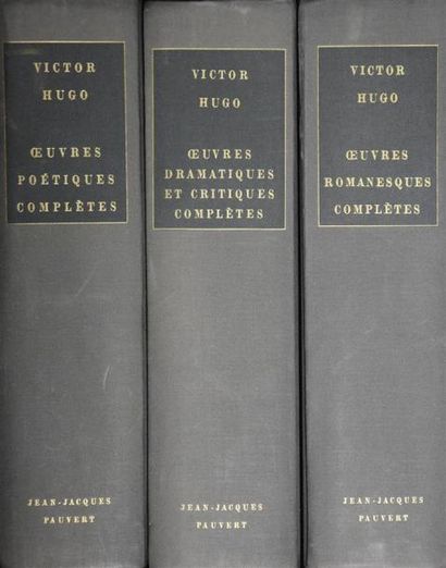 Livres anciens et modernes HUGO (Victor) - OEUVRES DRAMATIQUES COMPLETES PARIS, J.J....