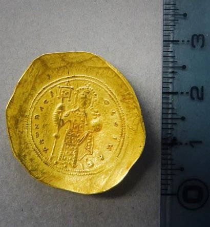 Monnaies - Médailles - Sceaux EMPIRE BYZANTIN Constantin X Ducas (1059-1067), histamenon...