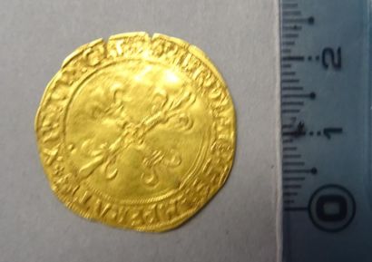 Monnaies - Médailles - Sceaux FRANCE François 1er (1515-1547) Ecu d'or au soleil...
