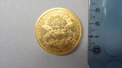 Monnaies - Médailles - Sceaux ETATS-UNIS Une pièce de 20 Dollars - Liberty 1878 Poids...