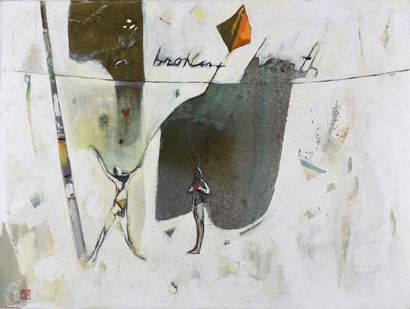 Art moderne et contemporain Marcela de BAUBEAU de SECONDIGNÉ (née en 1952) Broken...