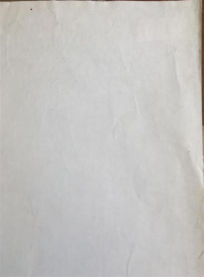 null "De Gaulle ?"

Sérigraphie monochrome, bleue sur papier non entoilé

Tampon...